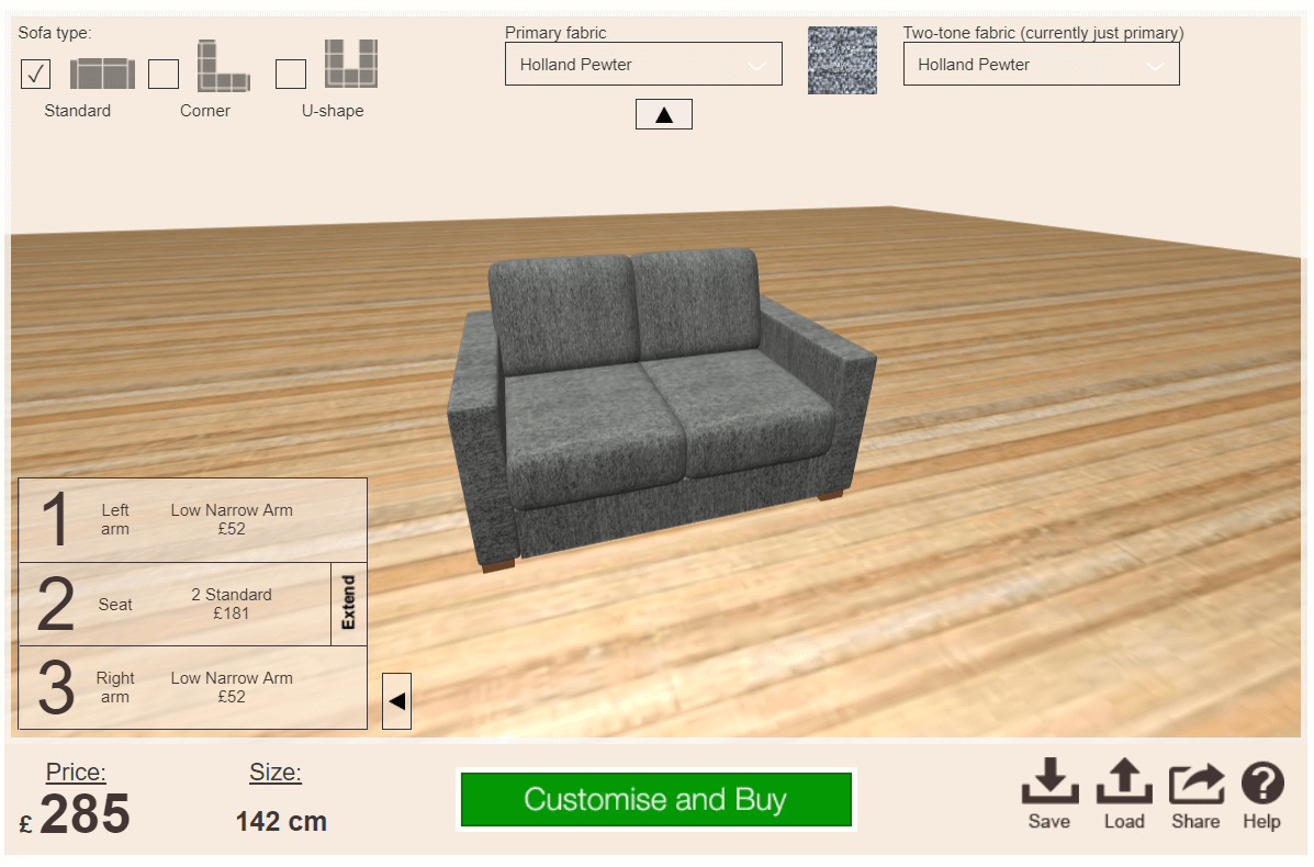 customize sofa