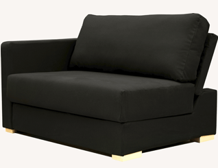 One armless sofa