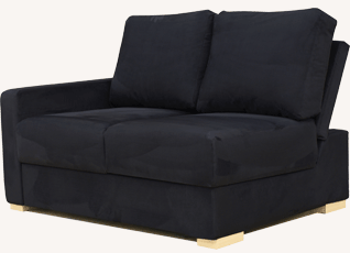 A small sofa with one arm
