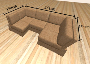 Small U-Shape sofa