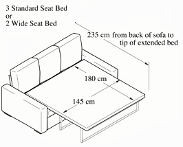 Sofabed Mechanisms Large Double bed