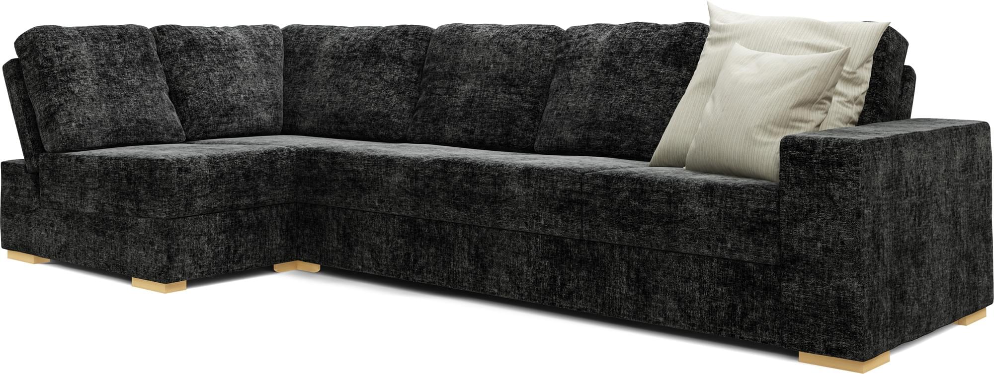 lear double corner sofa bed