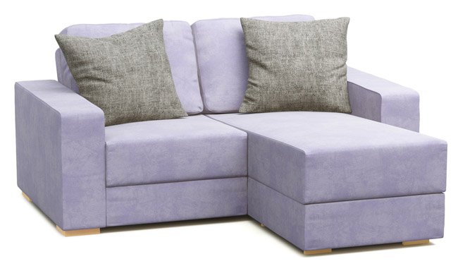 chaise in lavender