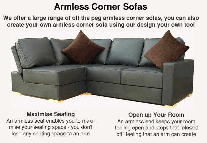 More about Nabru Armless Corner Sofas'