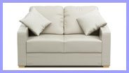 2 Seat Sofa Bed in Cream