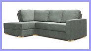 3x2 Chaise Corner Sofa in Grey