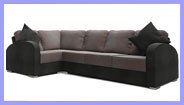 4x2 Corner Sofa in grey