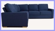 Corner Sofa in Blue