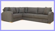 Corner Sofa Charcoal