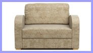 Armchair Sofa Bed in Cream