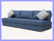 Small Blue Sofabed