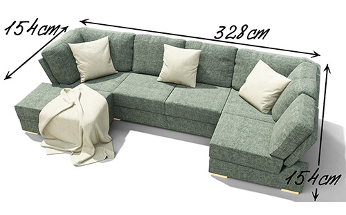 piece Infect Striped Design Your Own Bespoke Sofa or Corner Sofa | Nabru