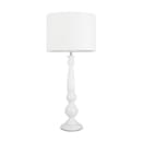 Vintage White Spindle Table Lamp