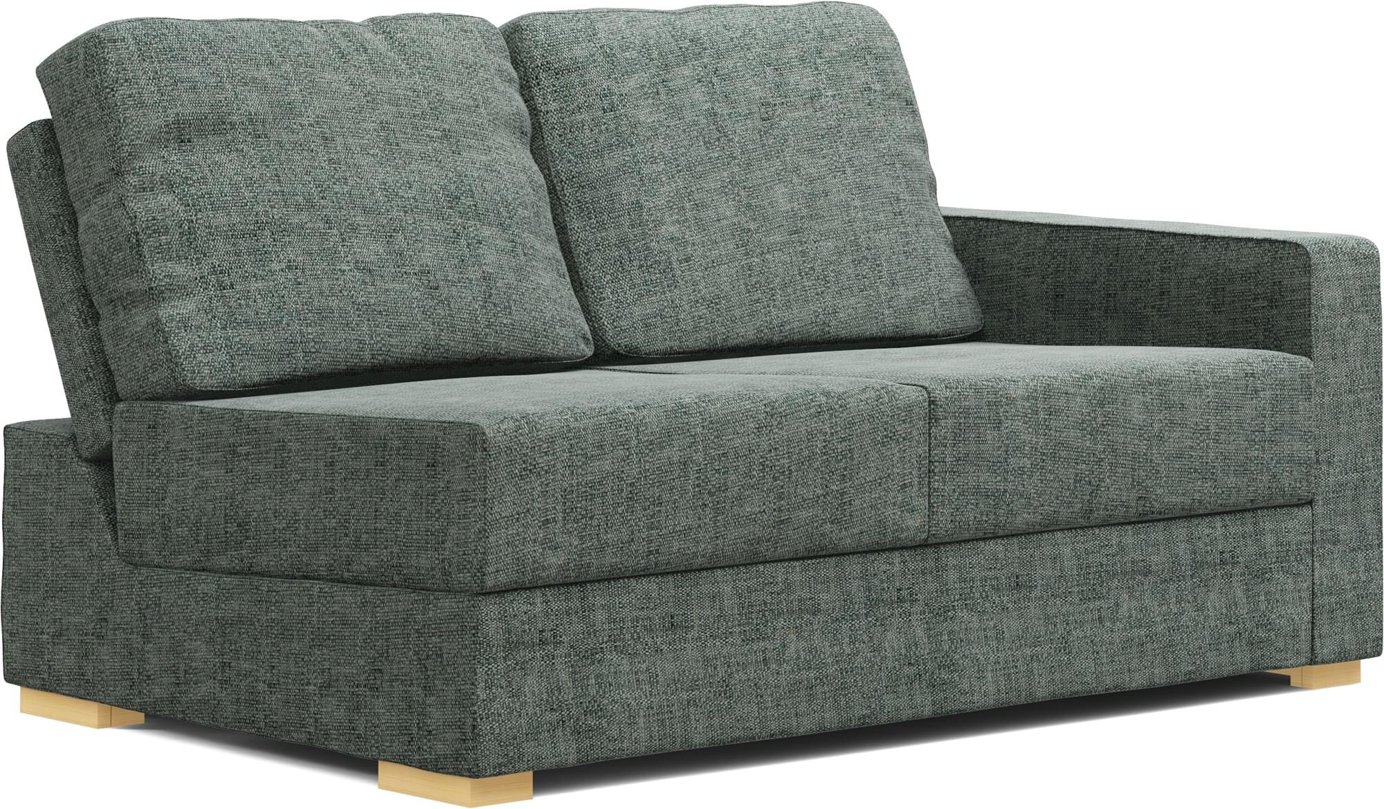 Alda One Armless 2 Seat Sofa
